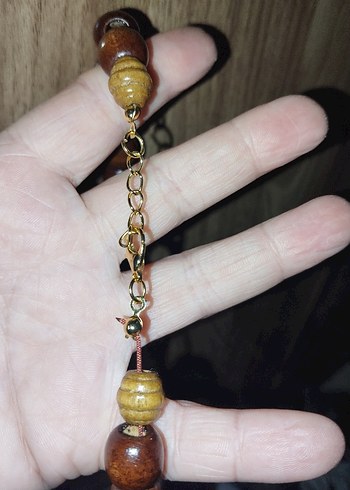 Kahverengi Boncuklu Bohem Kolye - Görsel 4