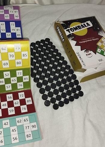 Çok Renkli Tombala Oyun Seti