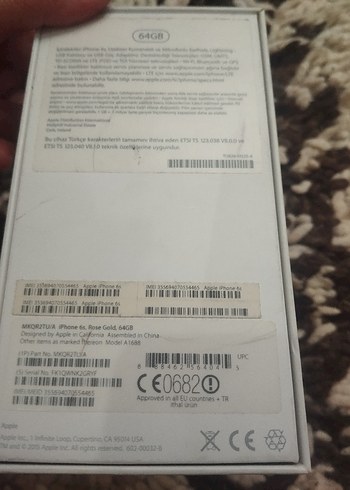 iPhone 6s kutusu - Görsel 3