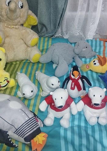 Renkli Peluş Oyuncak Seti sesli değil - Görsel 3