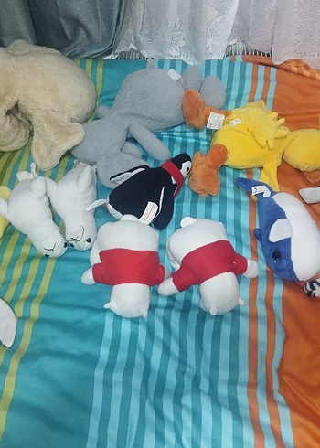 Renkli Peluş Oyuncak Seti sesli değil - Görsel 4