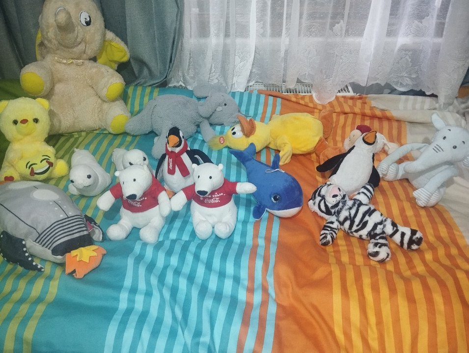 Renkli Peluş Oyuncak Seti sesli değil - Görsel 2