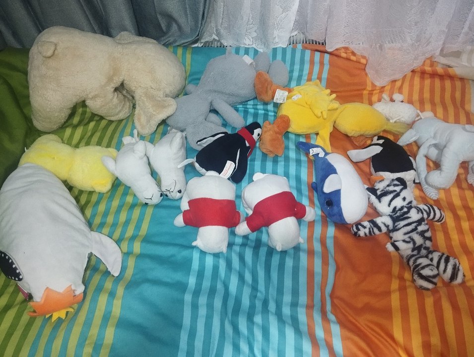 Renkli Peluş Oyuncak Seti sesli değil - Görsel 4