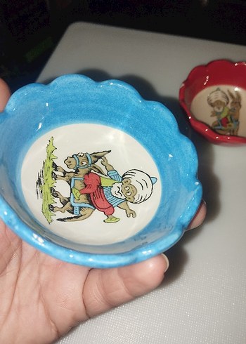 Renkli Nasrettin hoca kase Seti - Görsel 6