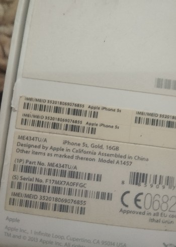 Beyaz iPhone 5s Kutu - Görsel 4