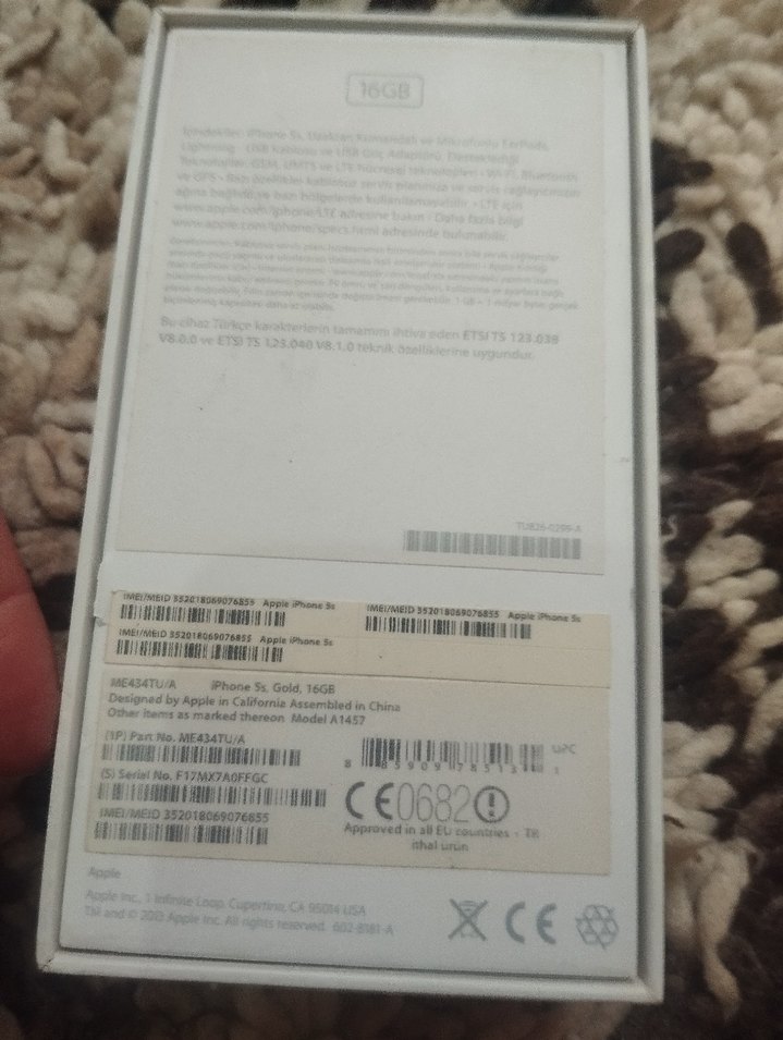 Beyaz iPhone 5s Kutu - Görsel 2