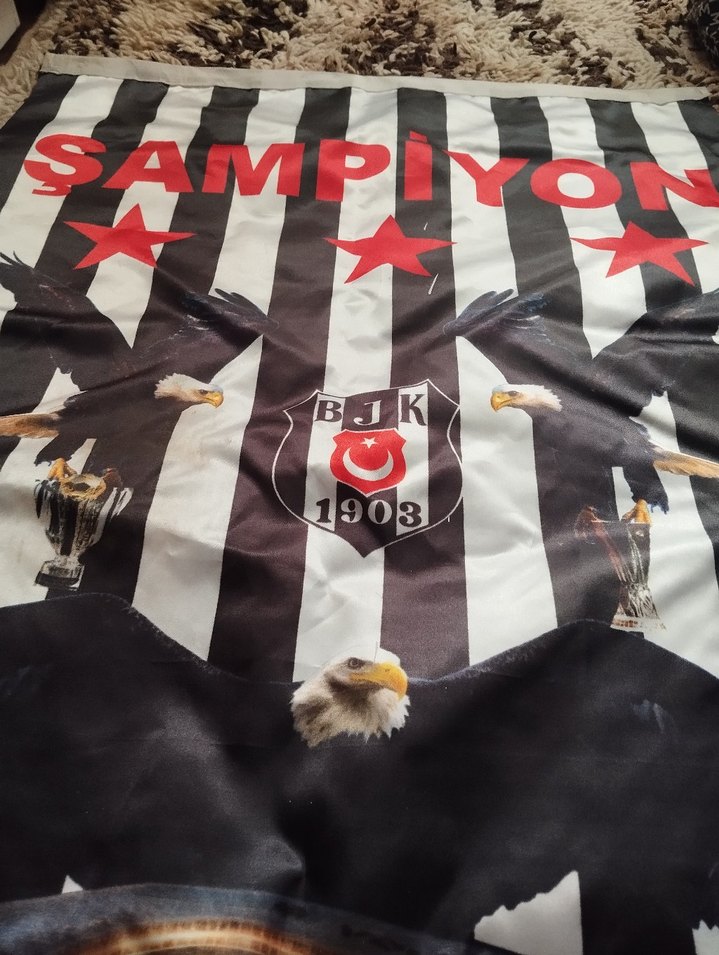 Beşiktaş Baskılı bayrak - Görsel 4