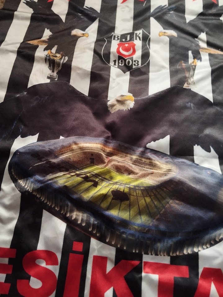 Beşiktaş Baskılı bayrak - Görsel 2