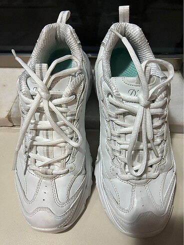 37 Beden beyaz Renk Skechers d lite kadın spor ayakkabı