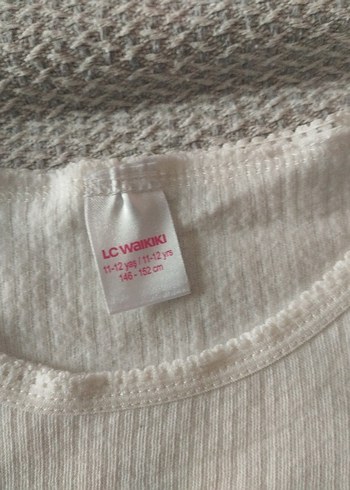 Beyaz Çocuk İçlik Kısa Kollu - Görsel 2