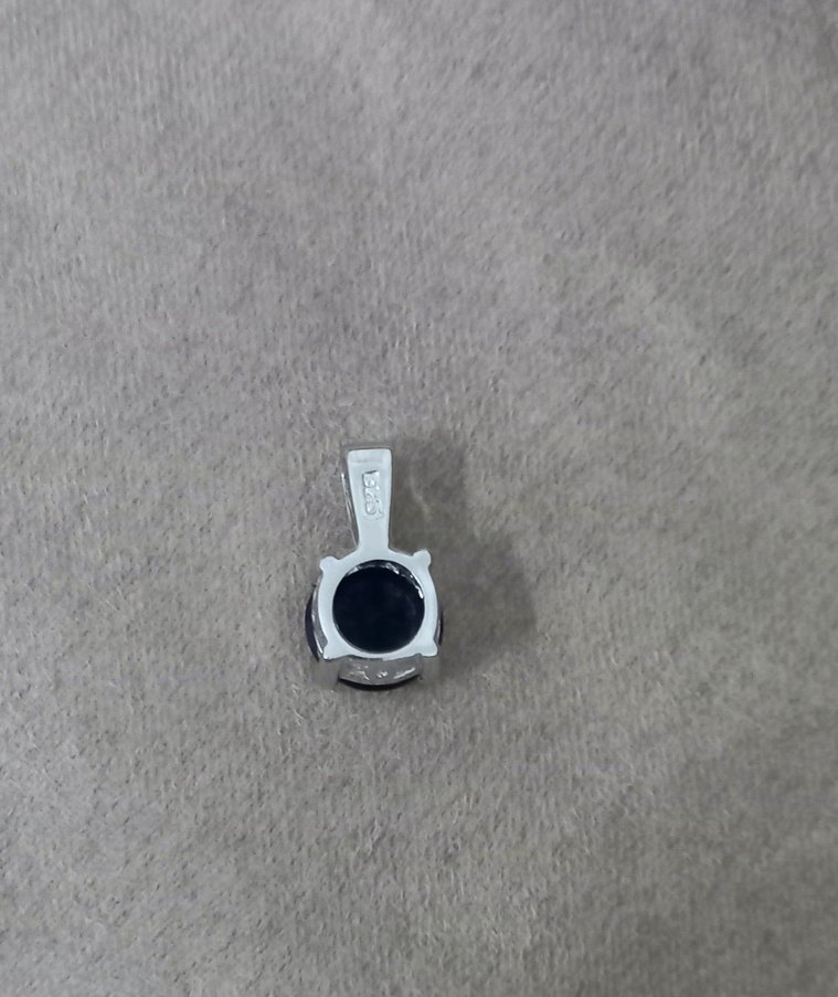 Mavi Safir Taşlı Kadın Kolye Ucu - Görsel 3