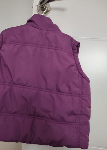 Kız Çocuk Mor Fermuarlı Yelek - Görsel 3