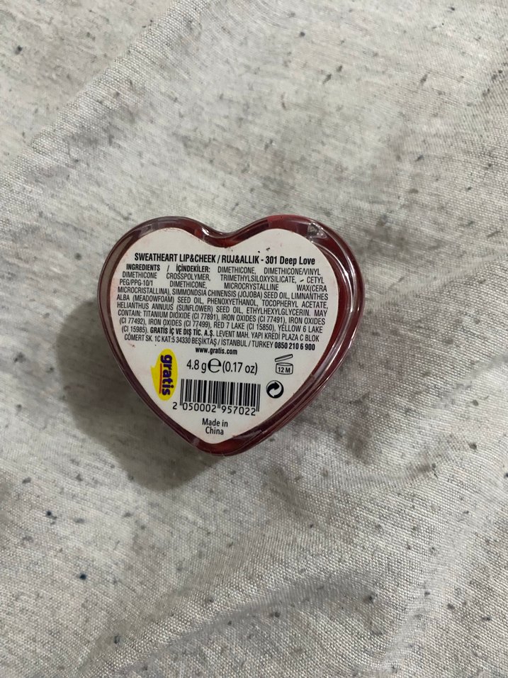 Beaulis Kalp Kutulu Kırmızı Ruj Allık - Görsel 4