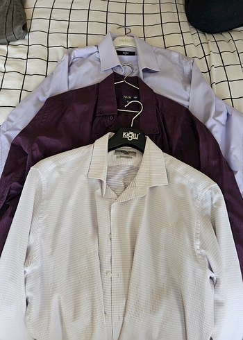 kiğili erkek gömlek 3 tane - Görsel 8
