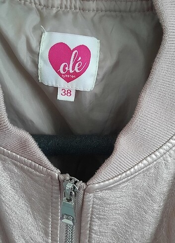 m Beden Koton rose gold ceket