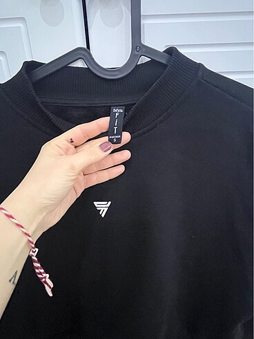s Beden siyah Renk Crop sweat