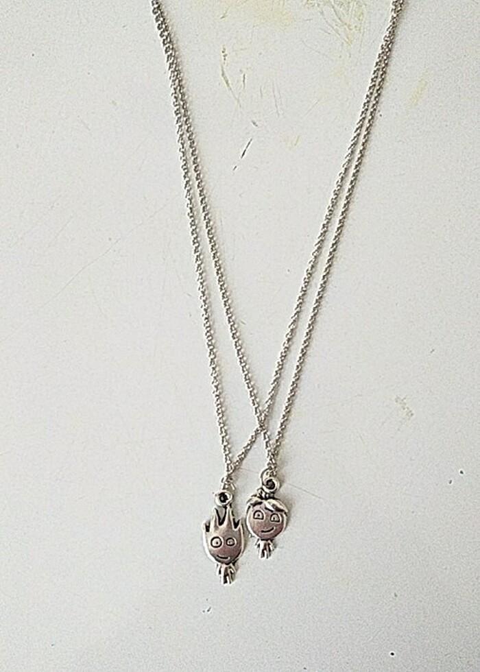 Çift kolyesi Ateş ve su - Görsel 2