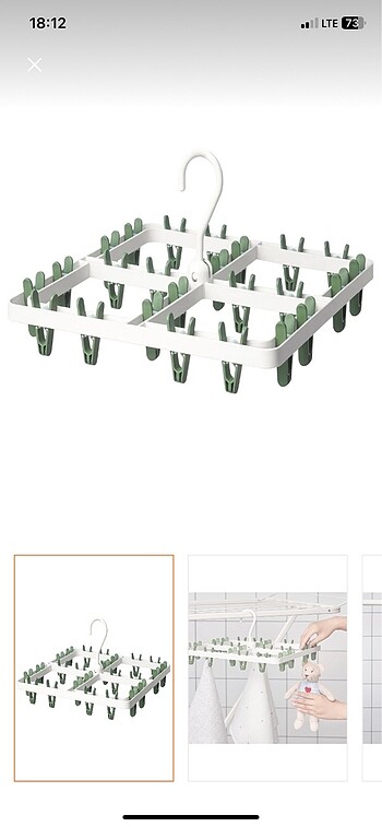 Ikea kurutmalık askı