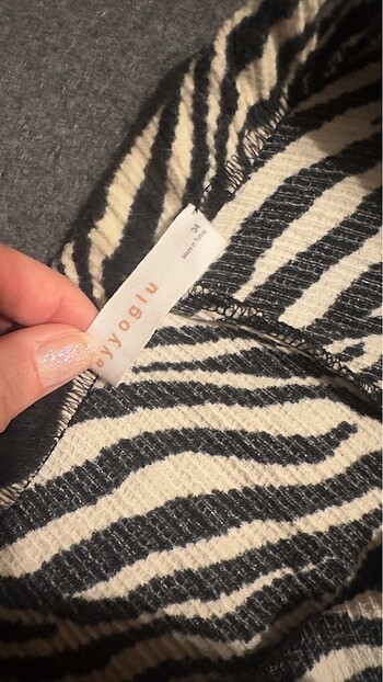 36 Beden Zebra ispanyol paça pantolon- tayt