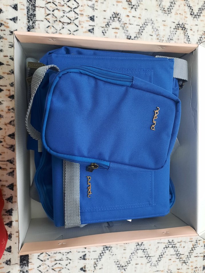 Mavi Bebek Bakım Çantası Seti puredu - Görsel 4