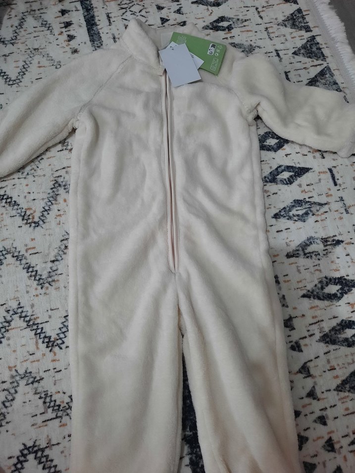 Beyaz Kürklü tulum - Görsel 2