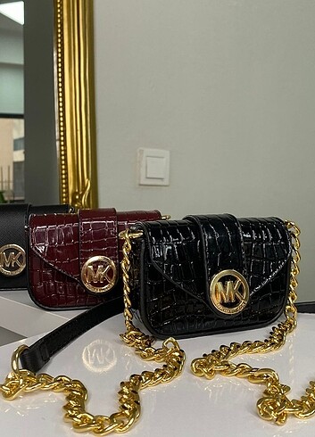 Michael Kors Bordo renk mini Micheal kors kadın kol çantası