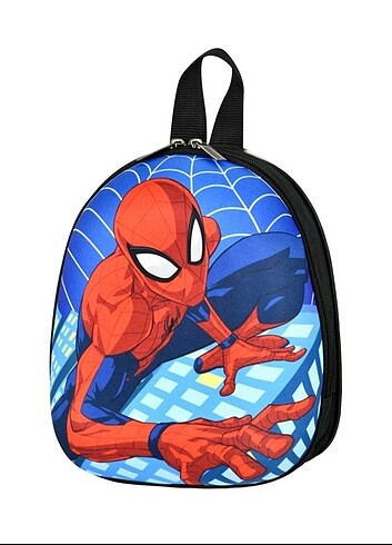 Örümcek adam logolu erkek çocuk sırt çantası