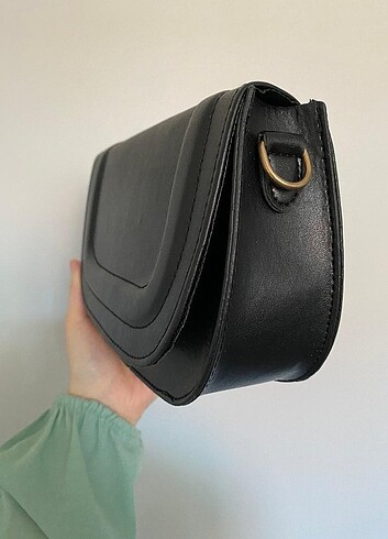 Mango Siyah mango model kadın kol çantası