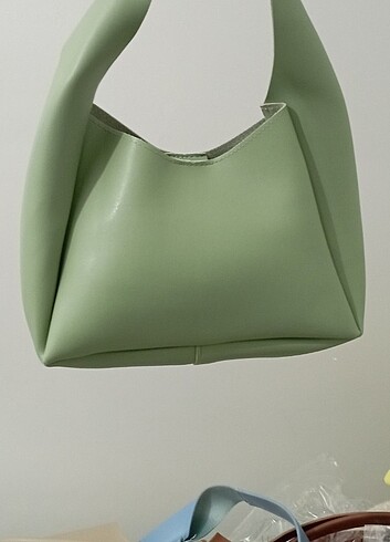 Yeşil renk pinterest kadın kol çantası