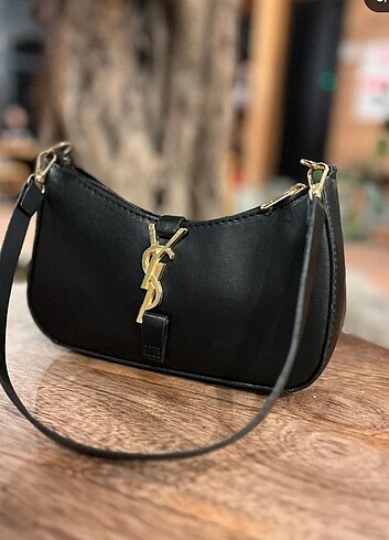 Siyah renk ysl model baget çanta