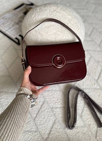 Bordo rugan pinterest kadın kol çantası