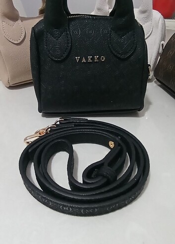 Beden Siyah vakko mini speedy kadın kol çantası