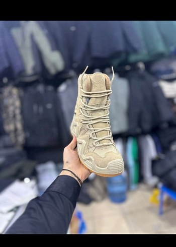 Bej Kamuflaj Bağcıklı Erkek Spor Botu - Görsel 2