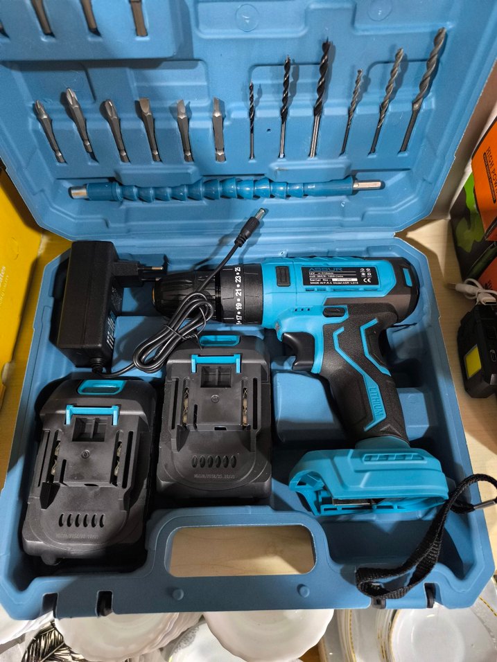 Mavi Çok Amaçlı Matkap Seti - Görsel 2