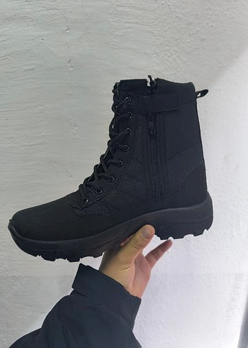 Siyah Kamuflaj Desenli Erkek Outdoor Bot - Görsel 2