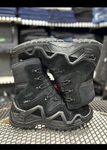 Siyah Kamuflaj Bağcıklı Biker Erkek Bot - Görsel 3