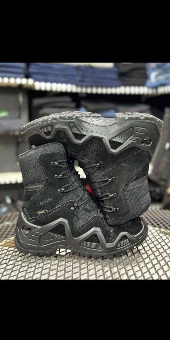 Siyah Kamuflaj Bağcıklı Biker Erkek Bot - Görsel 3