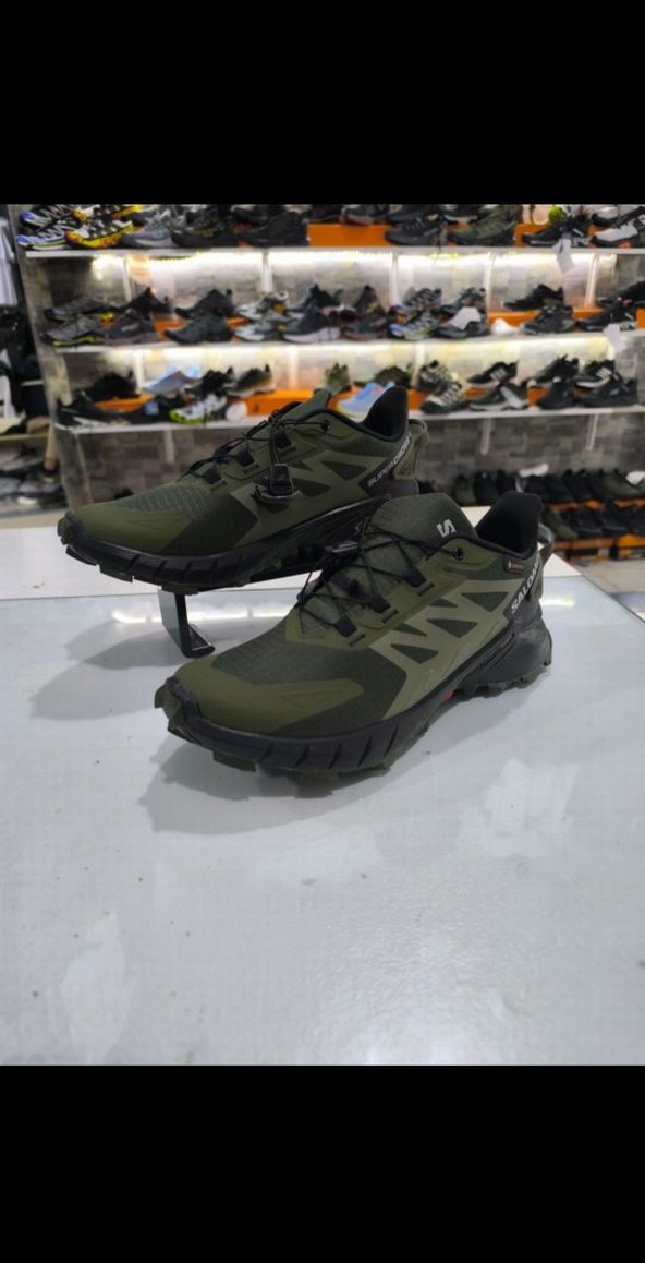 Erkek Yeşil Kamuflaj Spor Outdoor Ayakkabı - Görsel 2