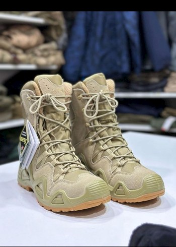 Bej Kamuflaj Bağcıklı Erkek Outdoor Botu - Görsel 2