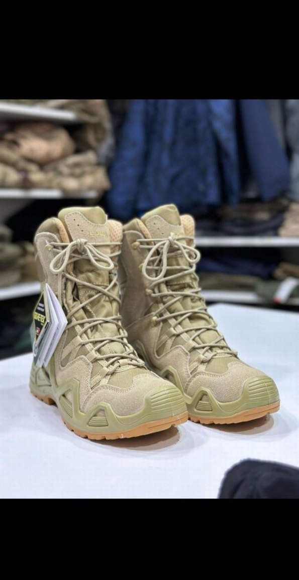 Bej Kamuflaj Bağcıklı Erkek Outdoor Botu - Görsel 2