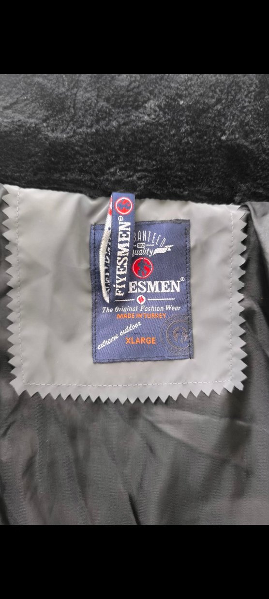 Gri Fermuarlı Erkek Kısa Mont - Görsel 3