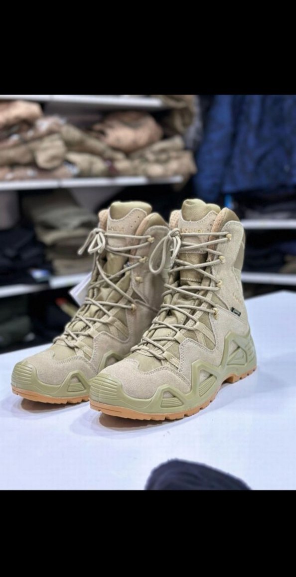 Bej Kamuflajlı Bağcıklı Erkek Outdoor Bot - Görsel 5