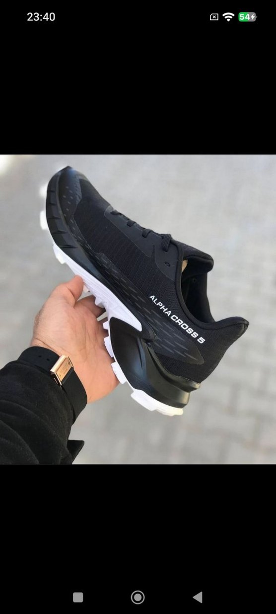 Salomon Siyah Bağcıklı Erkek Spor Ayakkabı - Görsel 4