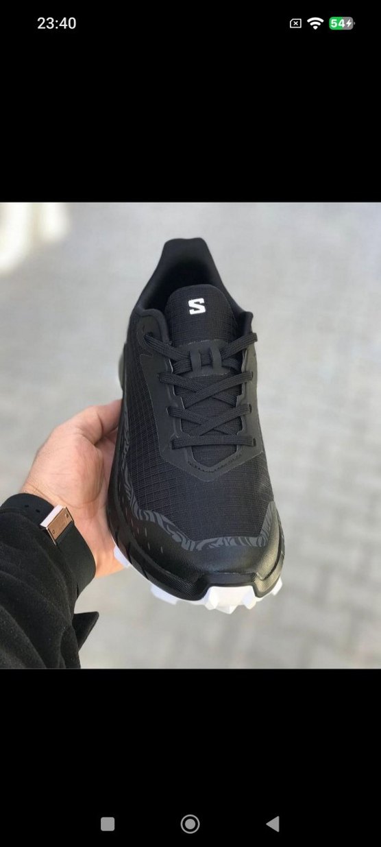 Salomon Siyah Bağcıklı Erkek Spor Ayakkabı - Görsel 3