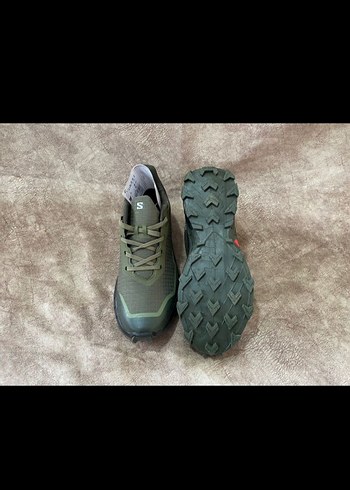 Erkek Gri Kamuflaj Outdoor Ayakkabı Velcro - Görsel 4