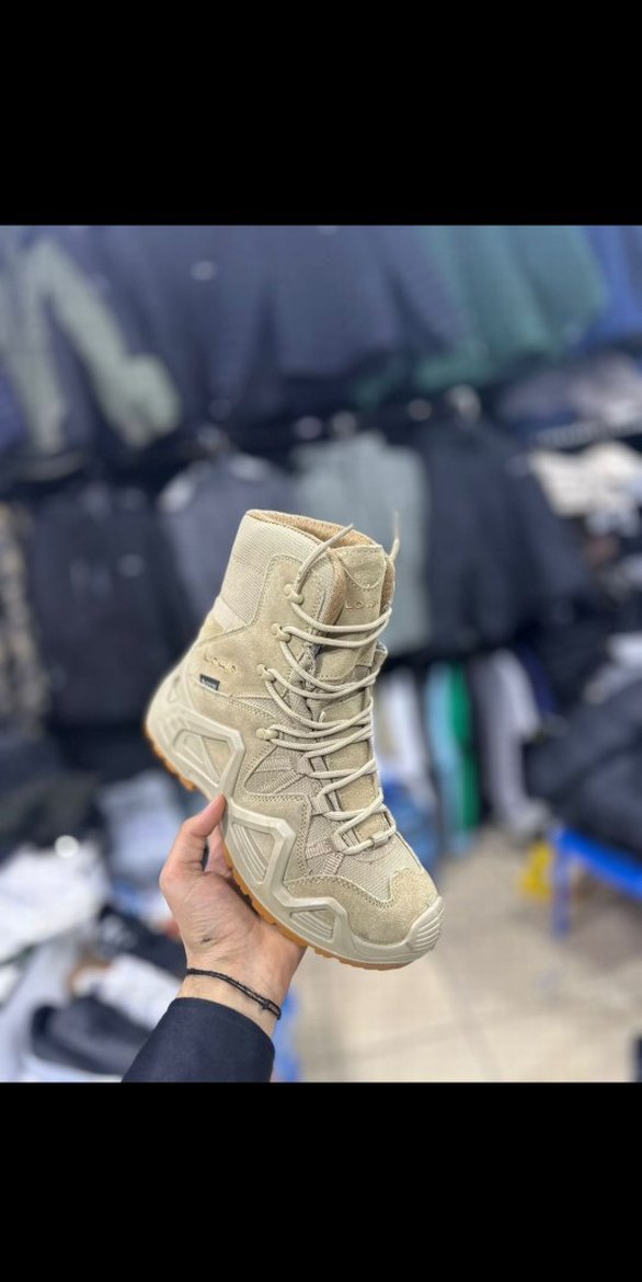 Bej Kamuflaj Bağcıklı Erkek Günlük Bot - Görsel 4