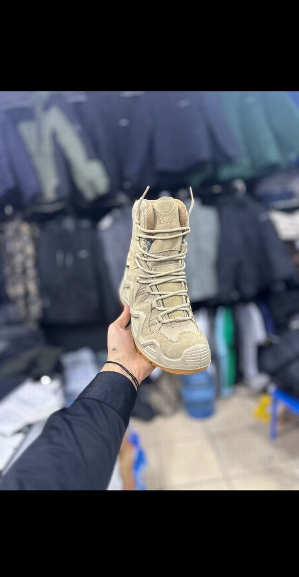 Bej Kamuflaj Bağcıklı Erkek Günlük Bot - Görsel 5