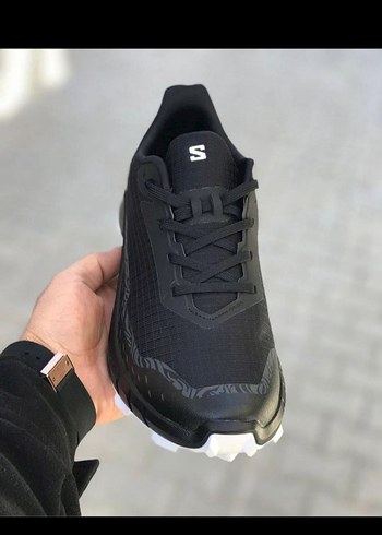 Salomon Siyah Bağcıklı Erkek Spor Ayakkabısı - Görsel 3