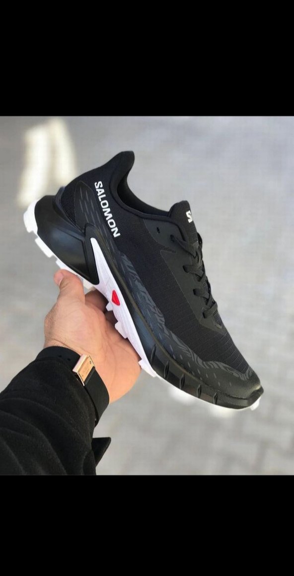 Salomon Siyah Bağcıklı Erkek Outdoor Spor Ayakkabı - Görsel 2