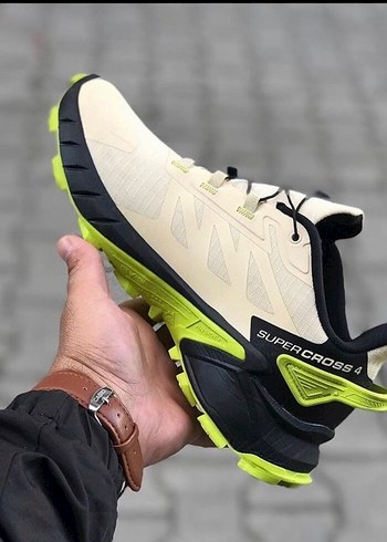 Erkek Beyaz Baskılı Bağcıklı Outdoor Spor Ayakkabı - Görsel 3